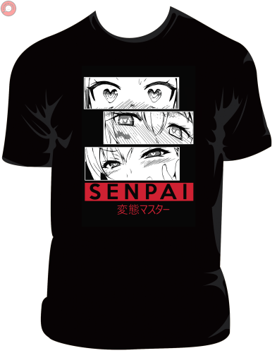Koszulka Hentai - Senpai - t-shirt z nadrukiem