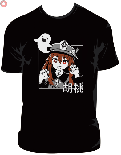 Koszulka Genshin Impact - Hu Tao - t-shirt z nadrukiem