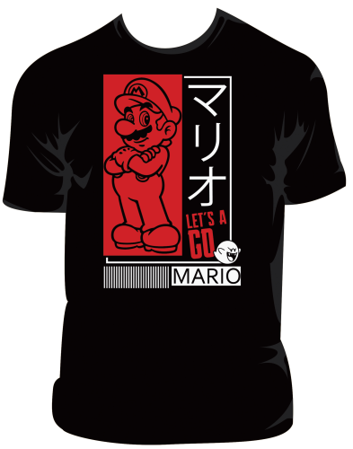 Koszulka Mario - t-shirt z nadrukiem