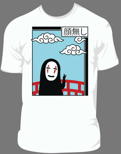 Koszulka Ghibli Kaonashi - t-shirt z nadrukiem