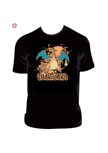 Koszulka Pokemon - Charizard