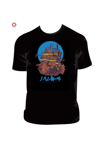 Koszulka Ghibli - Hauru - t-shirt z nadrukiem