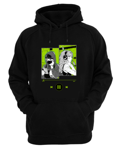 Bluza Zielone Yuri - hoodie z nadrukiem