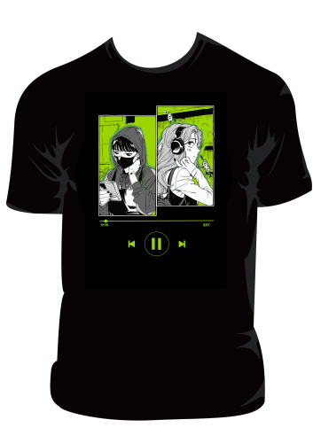 Koszulka Zielone Yuri - t-shirt z nadrukiem