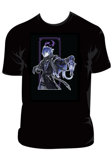 Koszulka Genshin - Flins - t-shirt z nadrukiem