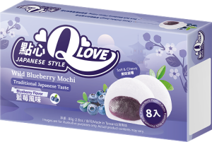 QLove Wild Blueberry Mochi 80g