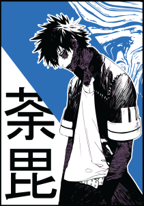 Plakat My Hero Academia (Dabi)