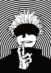 Plakat Jujutsu Kaisen (Gojo)