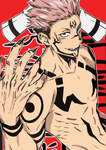 Plakat Jujutsu Kaisen (Sukuna)