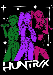 Plakat K-POP Demon Hunters (Huntrix)