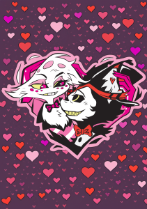 Plakat Hazbin Hotel (Angelhusk)