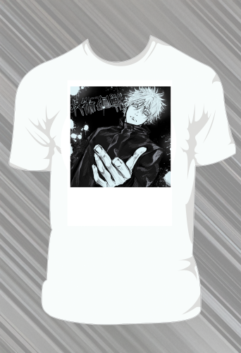 Koszulka Jujutsu Kaisen - Biała - t-shirt z nadrukiem