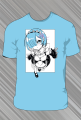 Koszulka Re: Zero - Błękitna - t-shirt z nadrukiem
