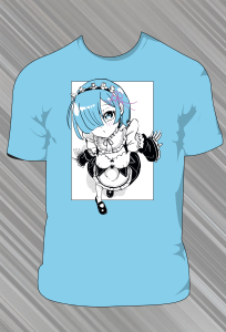 Koszulka Re: Zero - Błękitna