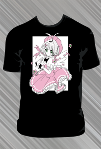 Koszulka Card Captor Sakura - Czarna