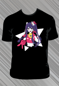 Koszulka Oshi no Ko - Czarna