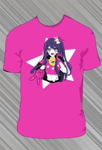 Koszulka Oshi no Ko - Magenta