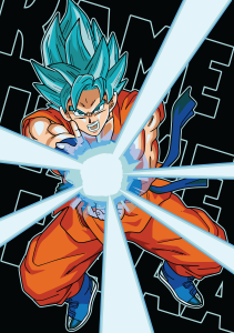 Plakat Dragon Ball (Goku Blue)
