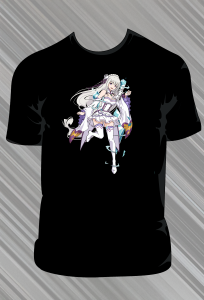 Koszulka Re: Zero (Emilia) - Czarna