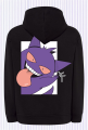 Bluza Jumbo Gengar - Czarna - hoodie z nadrukiem
