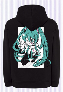 Bluza Jumbo Hatsune Miku - Czarna