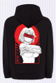Bluza Jumbo Hentai Oppai - Czarna - hoodie z nadrukiem