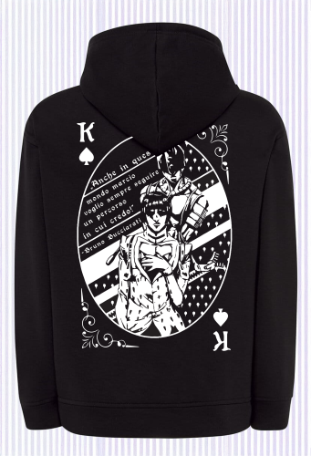 Bluza Jumbo Jojo Bruno - Czarna - hoodie z nadrukiem