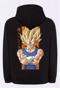Bluza Jumbo Majin Vegeta - Czarna