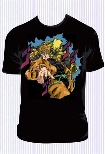 Koszulka Jumbo Jojo Dio - Czarna - t-shirt z nadrukiem