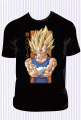 Koszulka Jumbo Majin Vegeta - Czarna - t-shirt z nadrukiem