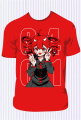 Koszulka Jumbo Teto - Czerwona - t-shirt z nadrukiem